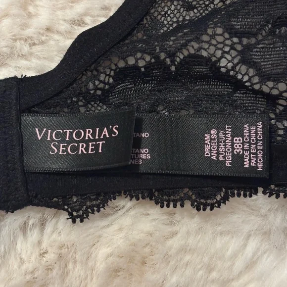 Victoria's Secret Cream and Black Bra-NWOT - Picture 4 of 4